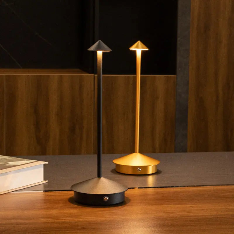 Afralia™ Touch LED Table Lamp for Dining, Bar, Bedroom, Study - Rechargeable Decor Light
