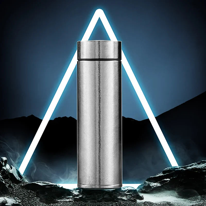 Afralia™ Titanium Thermal Mug Stainless Steel Vacuum Thermos Tea Cups Gift