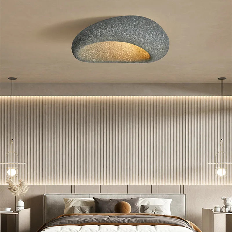 Afralia™ Nordic Wabi-Sabi LED Ceiling Chandelier for Home Decor and Lighting Fixtures