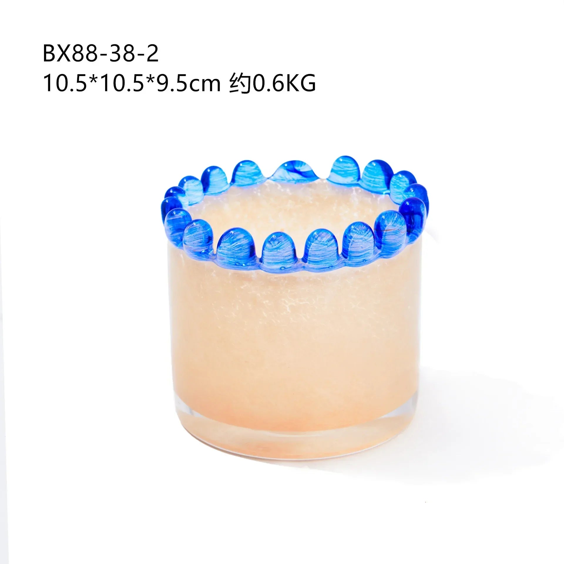 Afralia™ Glass Cylinder Vase with Colored Lace - Multi-purpose Desktop Storage & Decor Piece