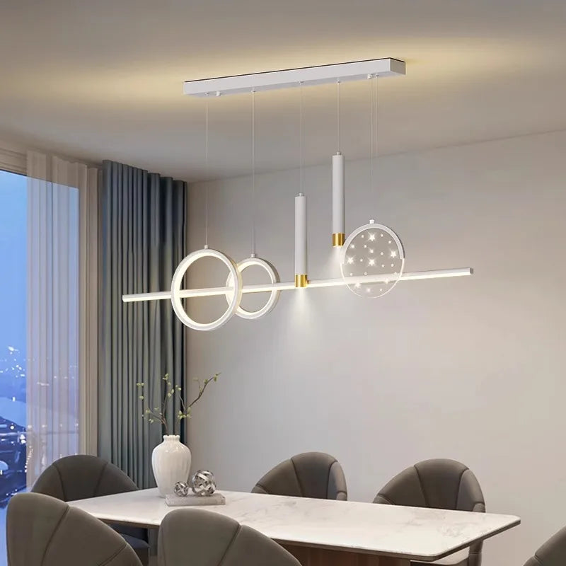 Afralia™ LED Pendant Chandeliers for Modern Living and Dining Rooms