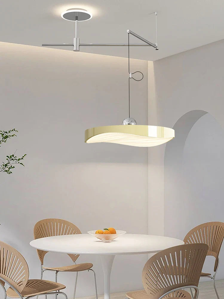 Afralia™ Modern Dining Table Pendant Lights, Movable Indoor Lighting for Home Decoration