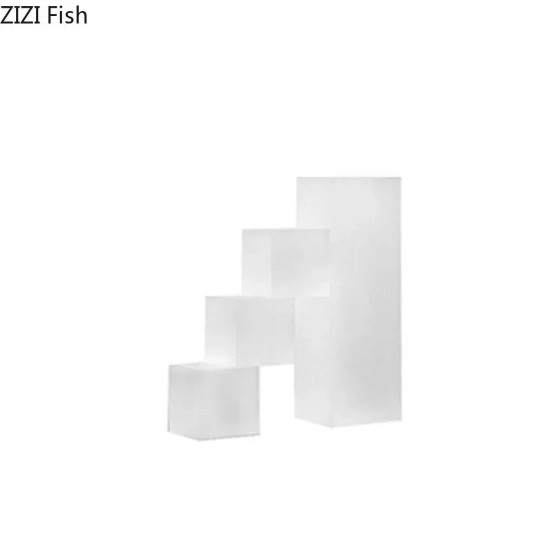 Afralia™ Crystal Bookends Sculpture Minimalist Artwork Modern Home Decor