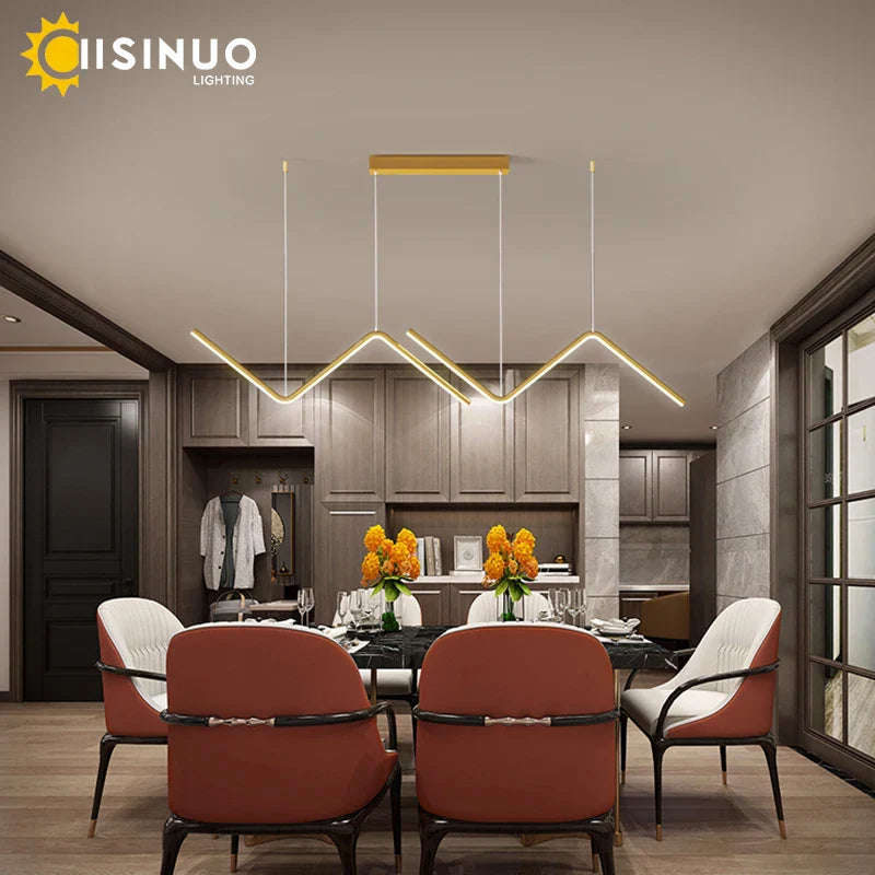 Afralia™ Modern LED Pendant Light Adjustable Luminaire for Home Decoration Lighting