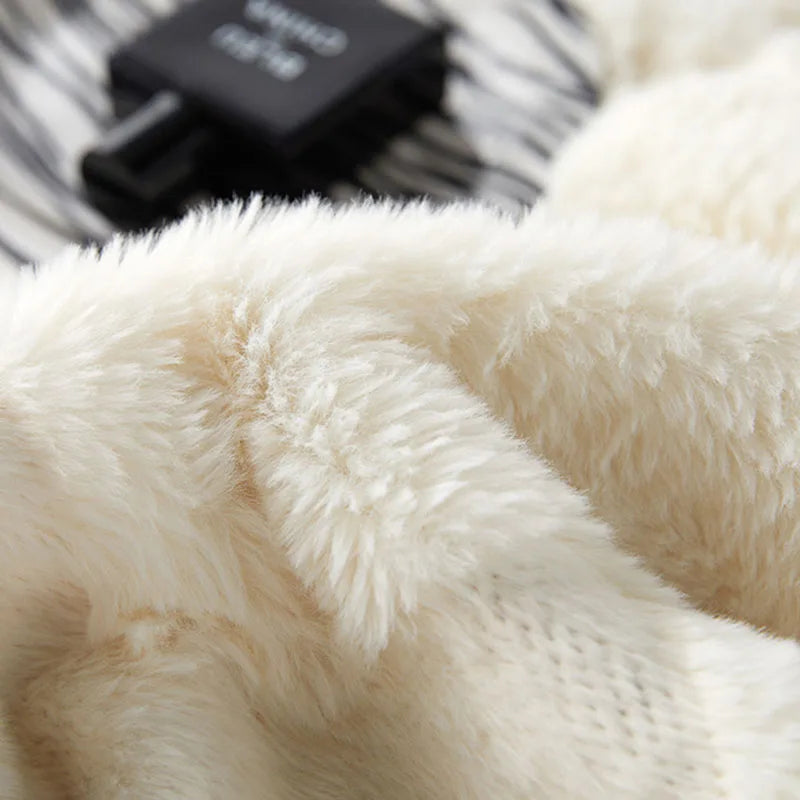 Afralia™ Faux Rabbit Plush Solid Blanket: Luxury All-Season Sofa Cover & Air Conditioning Quilt