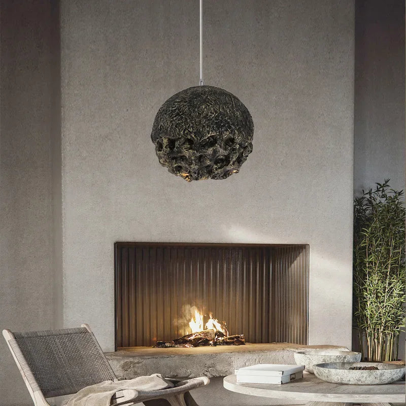 Afralia™ Minimalist Resin Pendant Light - Modern Nordic Design Chandelier for Restaurants and Bars