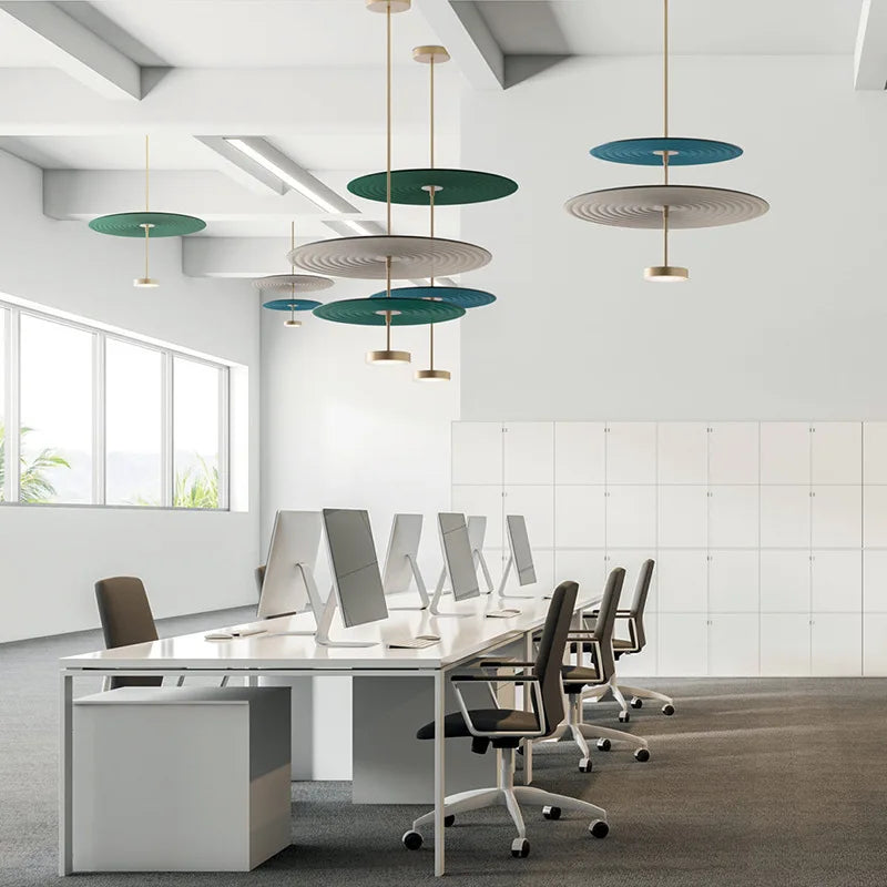 Afralia™ Cotton Round Pendant Lights for Modern Minimalist Home Decor