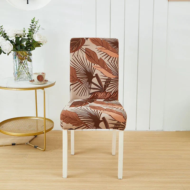 Afralia™ Stretch Print Chair Cover Slipcovers - Elastic Seat Case