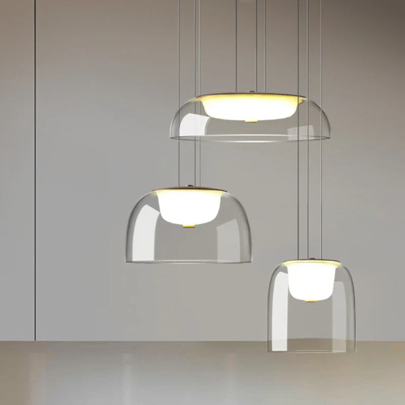 Afralia™ Nordic Glass Pendant Lamp for Modern Living Spaces