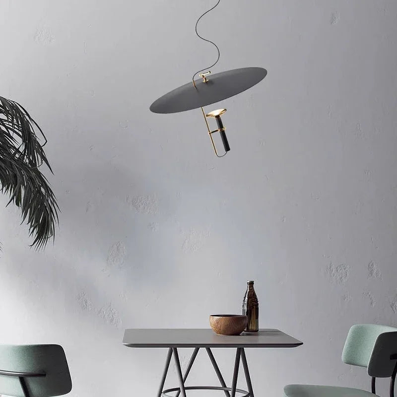 Afralia™ UFO Chandelier: Modern Nordic Minimalist LED Pendant Light for Dining Room, Bar, Bedroom