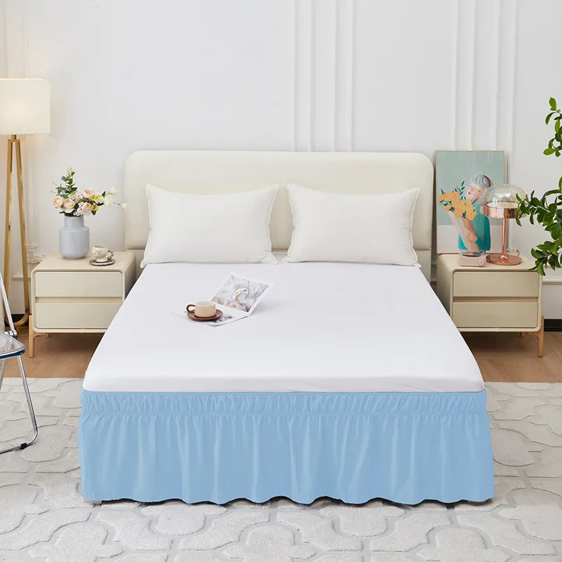 Afralia™ Non Slip Elastic Bed Skirt for Queen King Beds