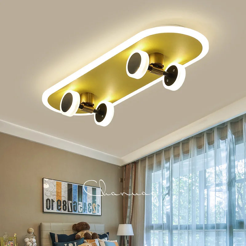 Afralia™ Princess Cartoon LED Ceiling Chandelier for Children's Room