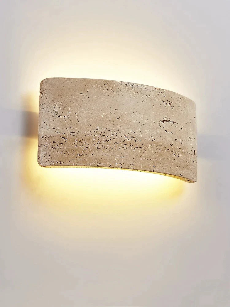 Afralia™ Stone Outdoor Wall Lamp: Waterproof IP65, Retro Style Cream Light Fixture