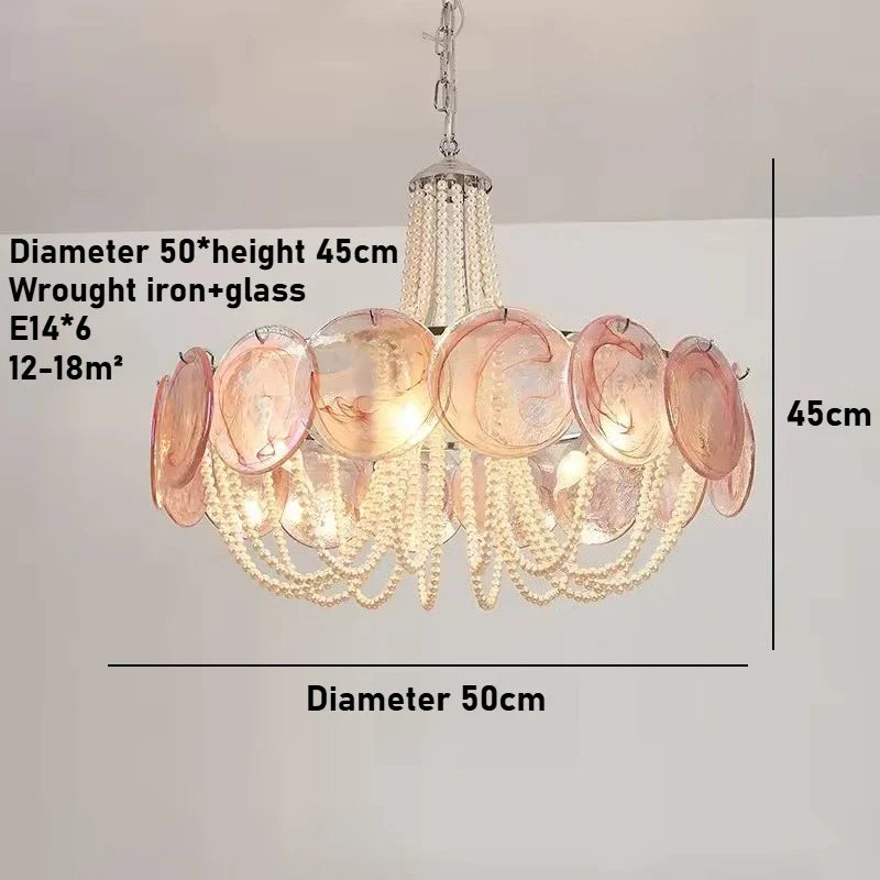 Afralia™ Pearl Chandelier: Modern Flower Shape Ceiling Light for Luxury Living & Dining Room Décor