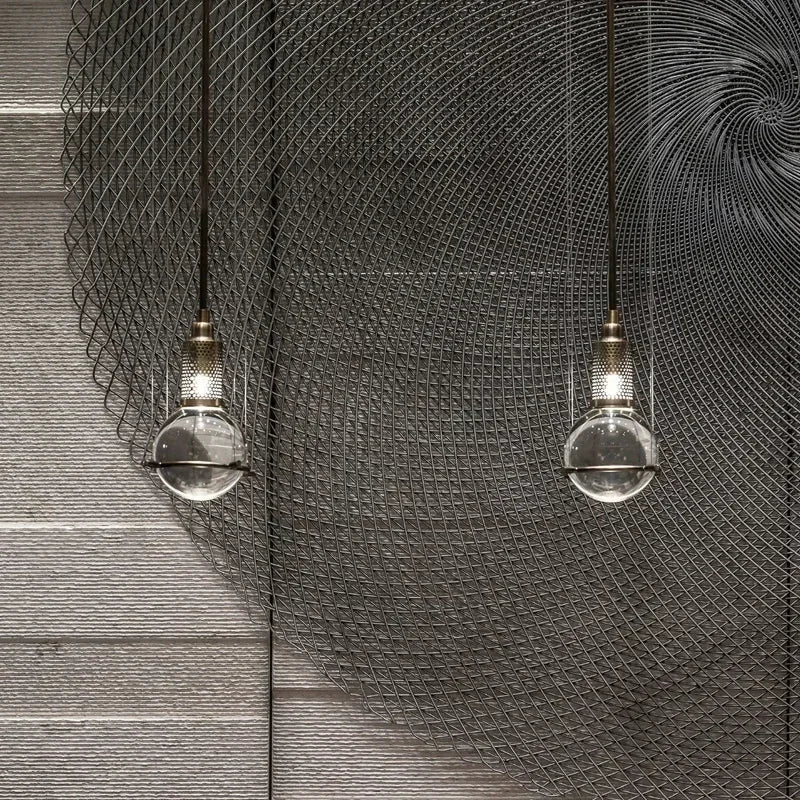 Afralia™ Crystal Ball LED Pendant Light for Dining Restaurant & Bedroom