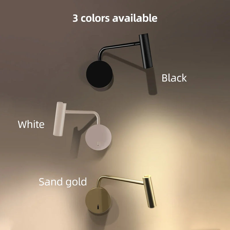 Afralia™ Gold LED Wall Lights 9W Switched Indoor Lamps for Living Room Bedroom Sconce