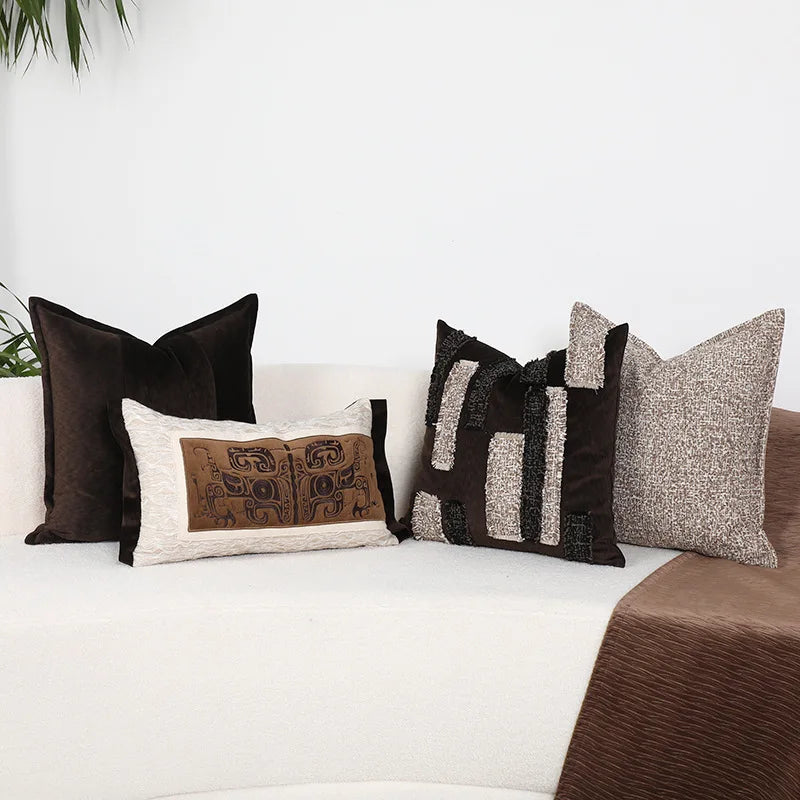 Afralia™ High-end Boho Pillowcase Cushion Cover 45x45cm