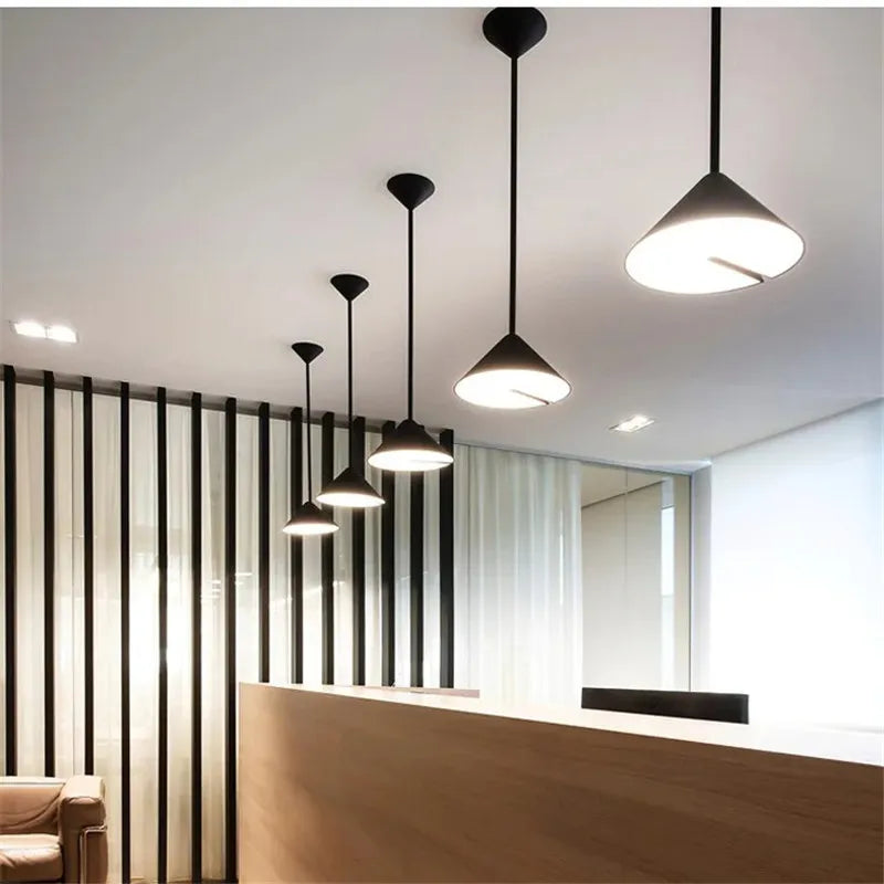 Afralia™ Rotating Cone Pendant Light: Adjustable Dining Room & Kitchen Island Hanging Lamp