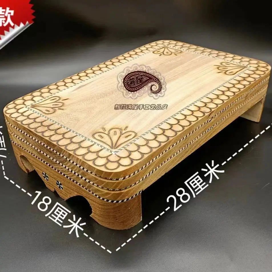 Afralia™ Walnut Vegetable Cutting Board | Traditional Uyghur Craftsmanship