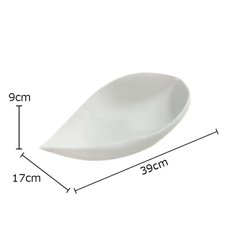 Afralia™ Leaves Tray Jewelry Stand - Multicolour Earrings & Necklace Display Plate