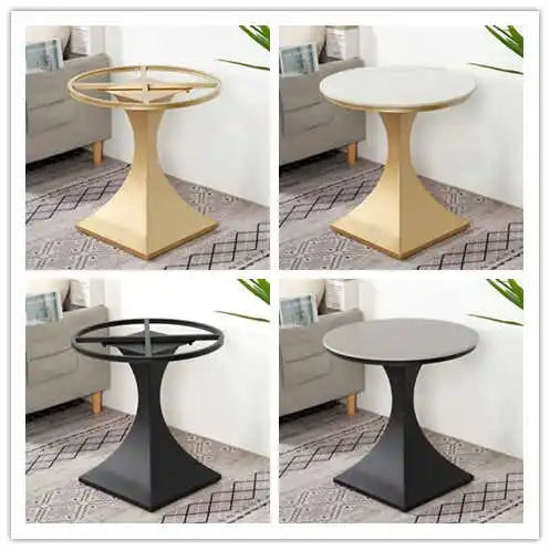 Afralia™ Metal Tea Table Leg Sofa Support Frame for Dining & Balcony Furniture
