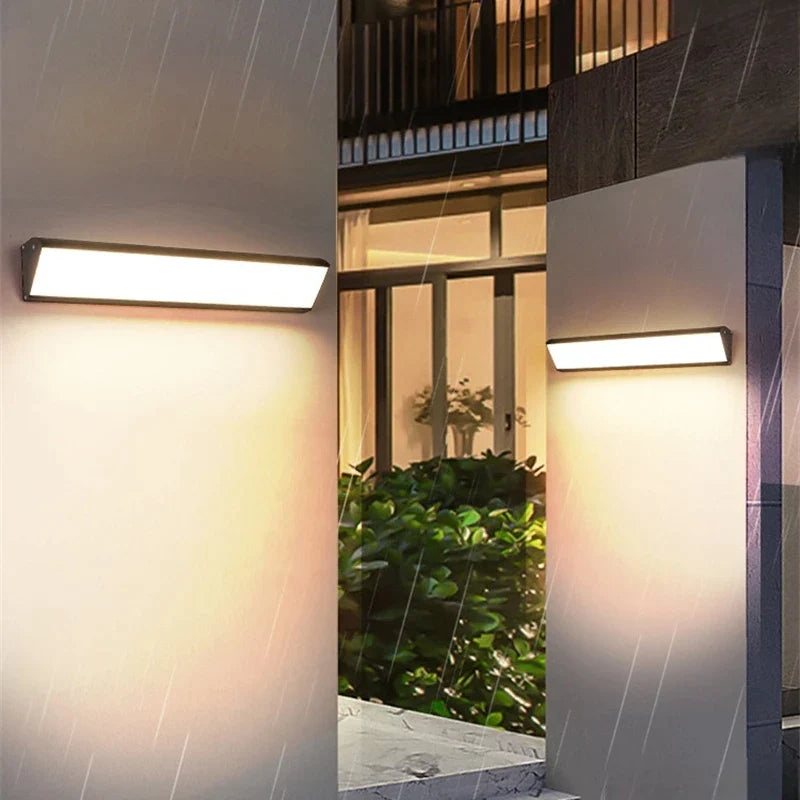 Afralia™ Outdoor Corner Wall Sconce: Motion Sensor LED, Waterproof Garden Lighting