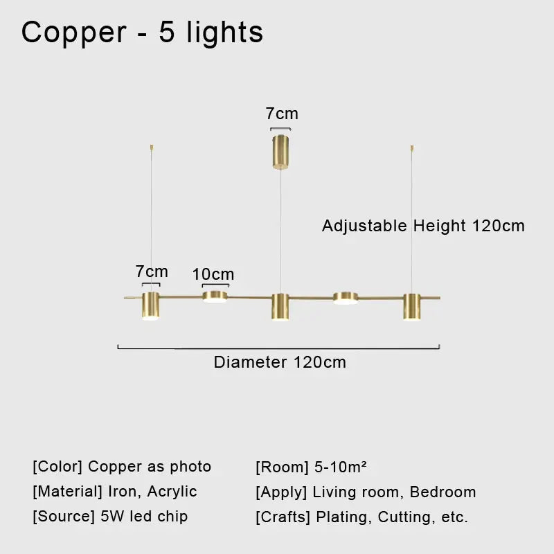 Afralia™ Modern LED Chandelier Ceiling Light Fixture for Living Room Bedroom Dining Room