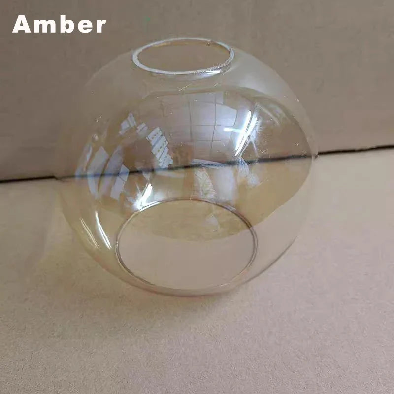 Afralia™ Glass Ball Up Down Lampshade E27/E28 Pendant Chandelier Ceiling Light Cover