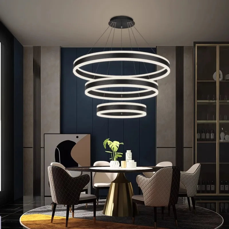 Afralia™ Nordic Stair Chandelier Ceiling Light for Living Room Bedroom Dining Room