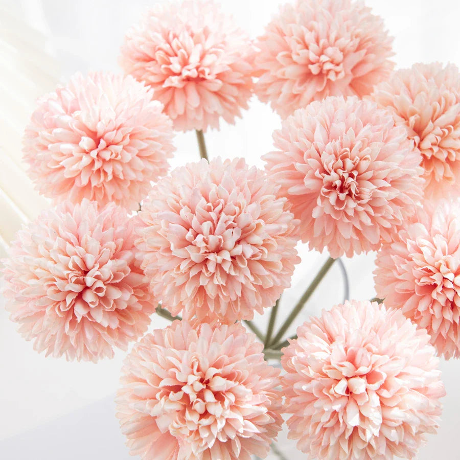 Afralia™ Silk Hydrangea Pompon Bouquet for Home Decor and Weddings