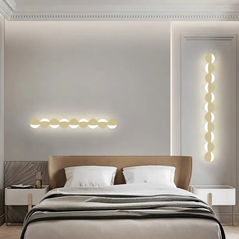 Afralia™ Spherical LED Wall Lamp for Modern Minimalist Bedroom and Living Room Decor