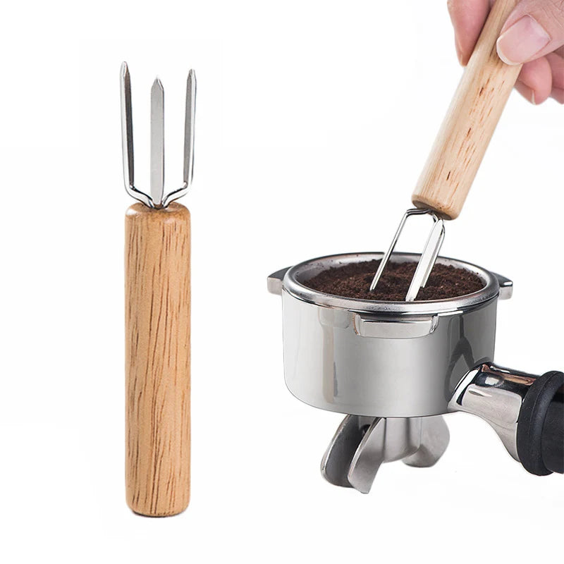 Afralia™ Espresso Stirrer: Professional Barista Tool with Natural Wood Handle