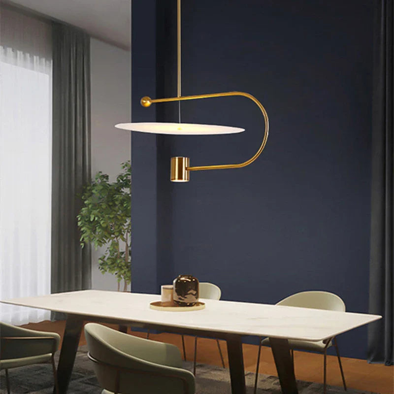 Afralia™ Nordic Iron Chandelier: Modern Living Room Pendant Light for Home Decor