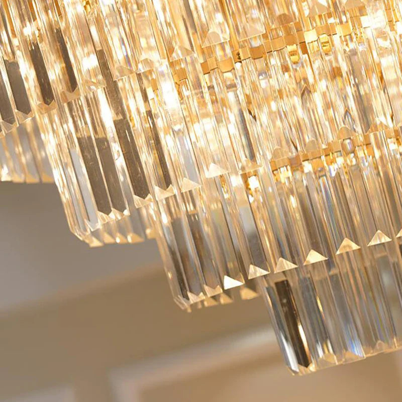 Afralia™ Retro Glass Tube Pendant LED Ceiling Lamp Home Decor