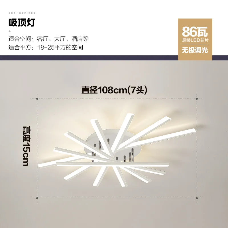 Afralia™ Modern Acrylic Ceiling Chandelier | Indoor Wrought Iron Decorative Lighting for Home