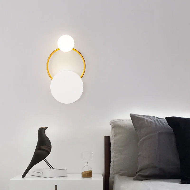 Afralia™ Modern LED G9 Wall Sconce - Dual Lamp Ball Wall Fixture