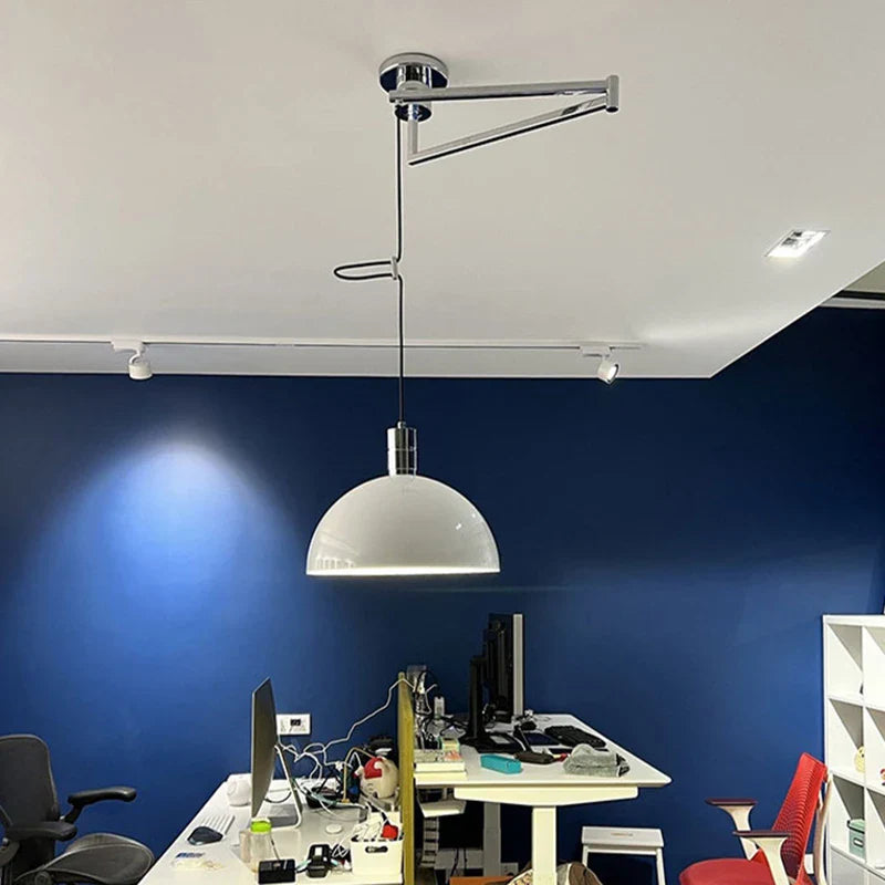 Afralia™ Metal Folding Telescoping Pendant Lights, Rotatable, E27 Lighting for Home Decor