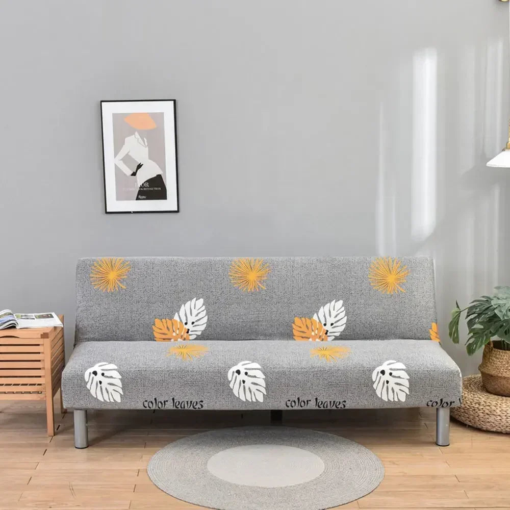 Afralia™ Stretchy Futon Sofa Cover for Sofa without Armrests