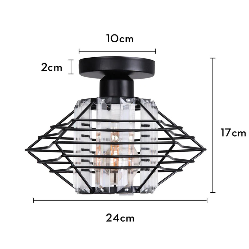 Afralia™ Crystal Pentastar Ceiling Chandelier - Modern Indoor Lighting for Home Décor