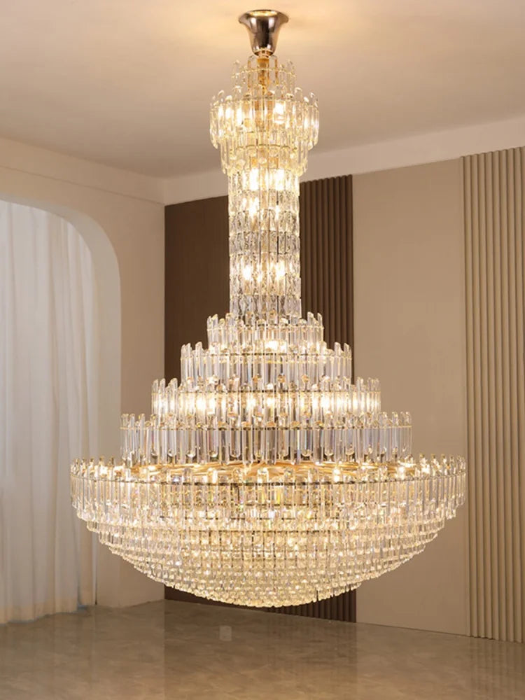 Afralia™ Crystal Chandelier | Nordic Modern Luxe Ceiling Light for Home Decor