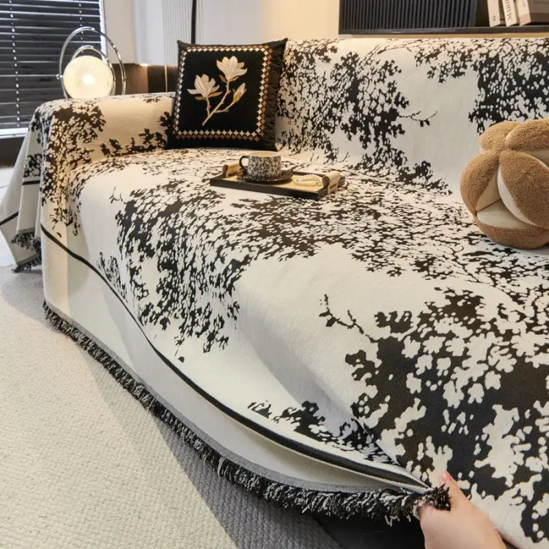 Afralia™ Chenille Sofa Cover: Thickened Slipcover Blanket for Full Couch Protection