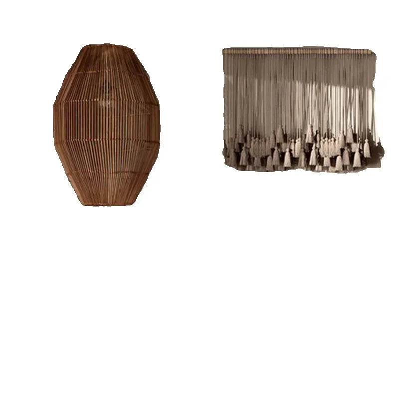 Afralia™ Wabi Sabi Vine Art Chandelier for Living Room Study Decor