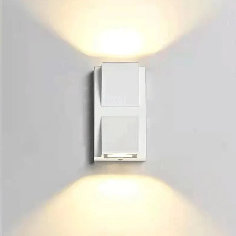 Afralia™ LED Outdoor Porch Wall Light Waterproof Yard Lamp - Single/Double Kit