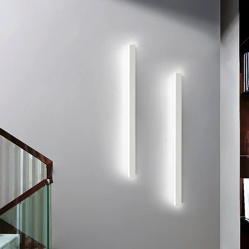 Afralia™ Modern LED Strip Wall Light for Home Indoor Decoration Lighting