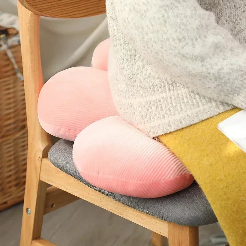 Flower Plush Throw Pillow Soft Plant Cartoon Chair Cushion Afralia™ Decorative Pillows