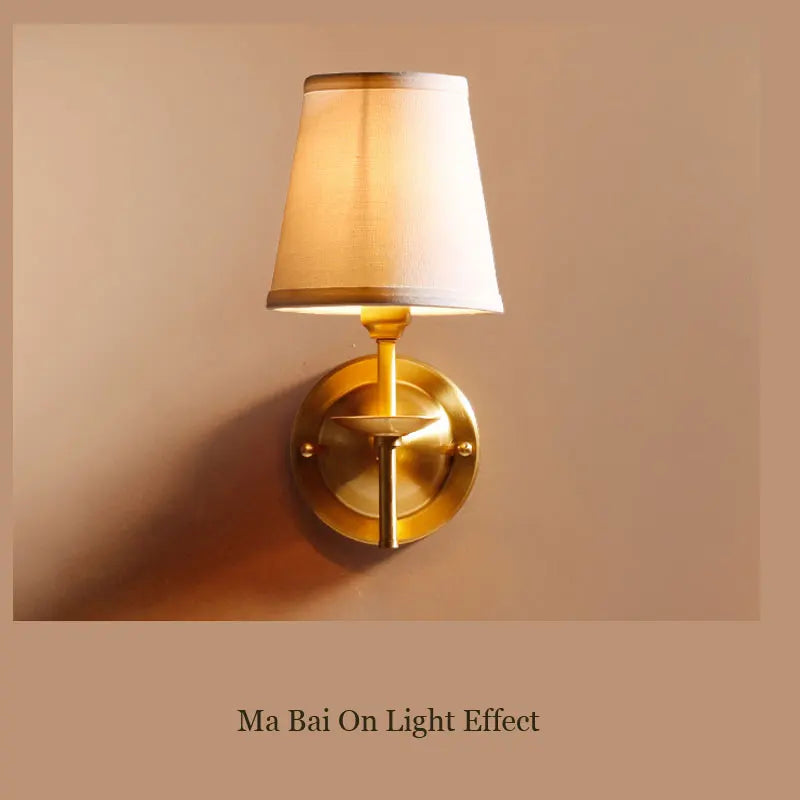 Afralia™ Copper Wall Lamp for Living Room, Bedroom, Balcony - Elegant & Durable Lighting