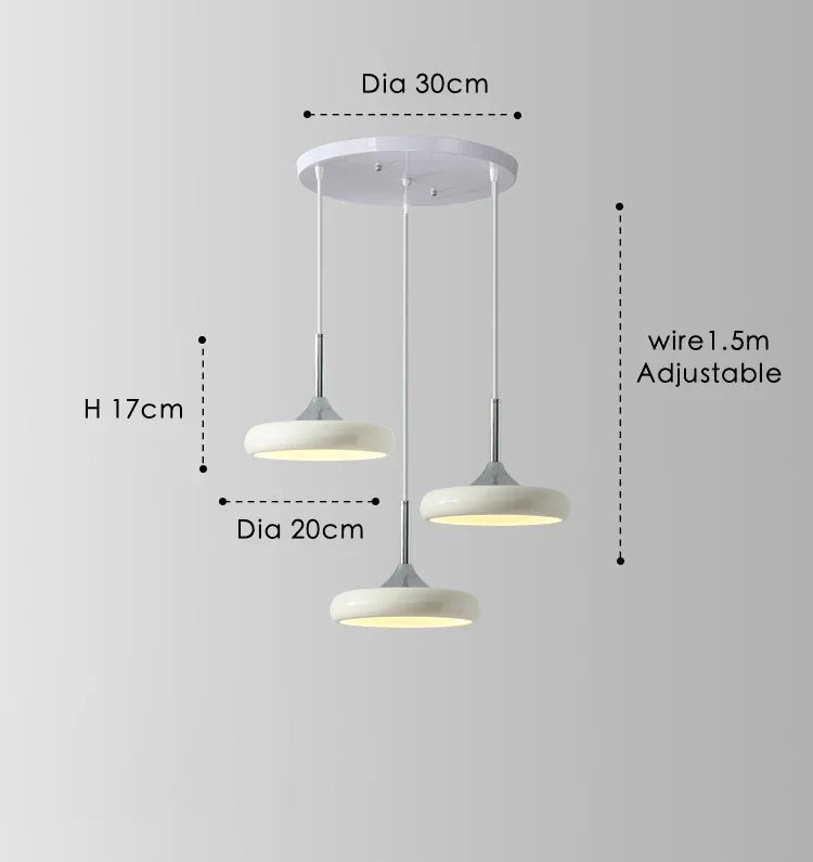 Afralia™ Modern Chrome Pendant Lights for Dining Room Kitchen Island Chandelier