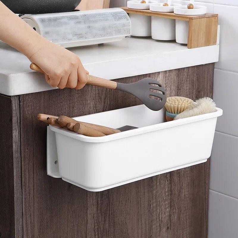 Afralia™ Under Sink Storage Shelves Kitchen Organizer Bathroom Wall-mounted Cabinet Shelf