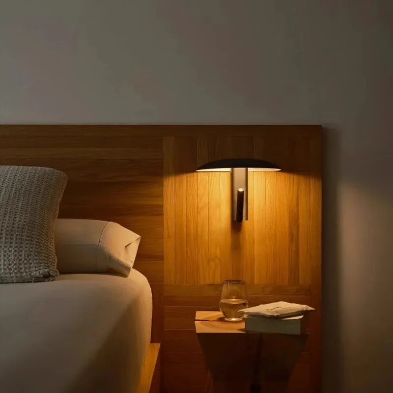 Afralia™ Mushroom Umbrella Wall Lamp: Nordic Minimalist Bedroom Living Room LED Light