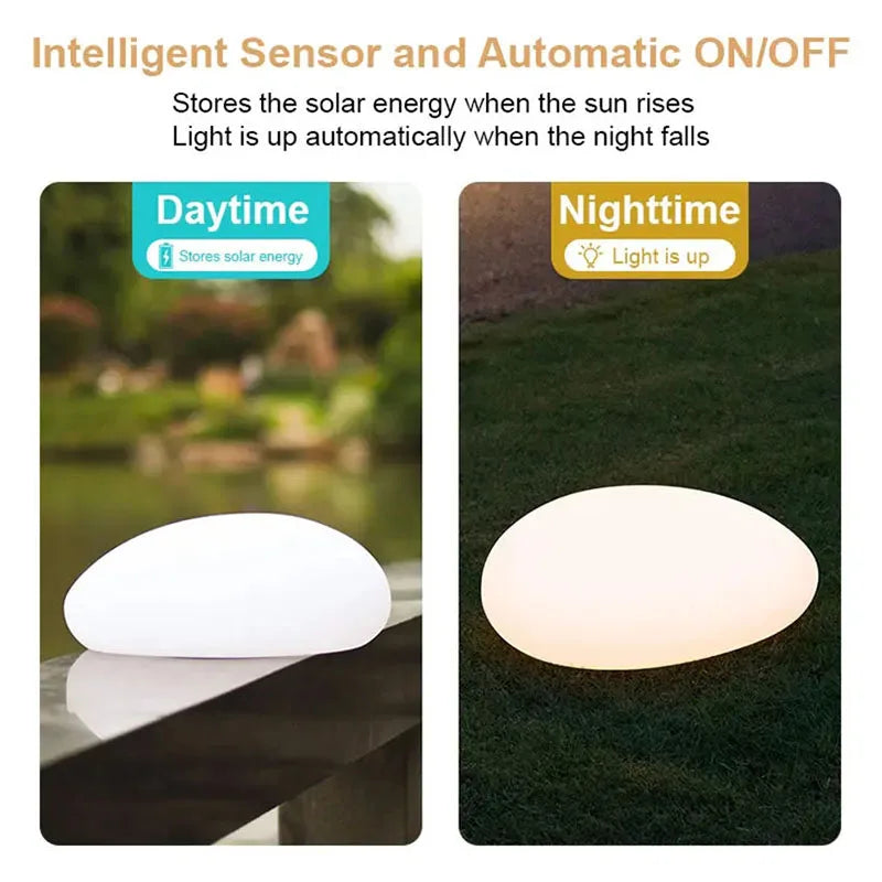 Afralia™ Solar-Powered LED Stone Lamp: Waterproof Outdoor Lighting for Garden Decor